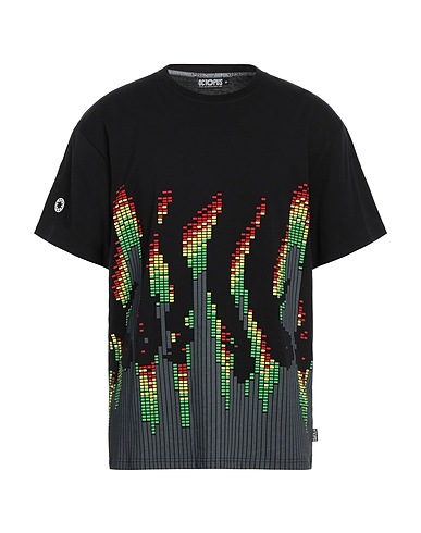 OCTOPUS T-shirt Black 100% Cotton