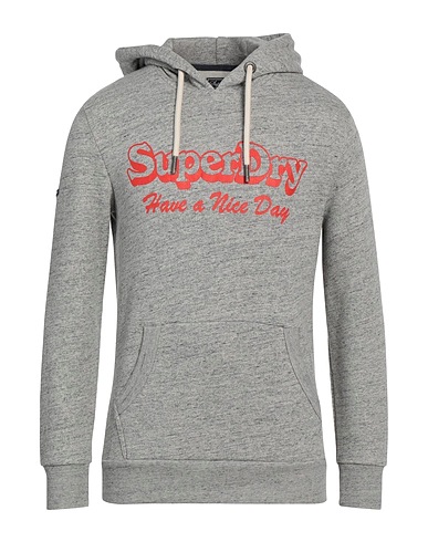 SUPERDRY Felpa Grigio 83% Cotone, 17% Poliestere
