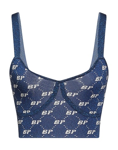 BAUM UND PFERDGARTEN Top Blu 36% Viscosa, 33% Poliammide, 23% Poliestere, 8% Fibra di metallo