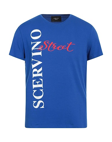 SCERVINO T-shirt Blu 95% Cotone, 5% Elastan