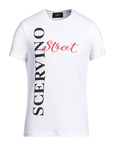 SCERVINO T-shirt White 95% Cotton, 5% Elastane