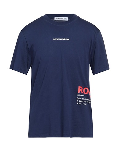 DEPARTMENT 5 T-shirt Navy blue 100% Cotton