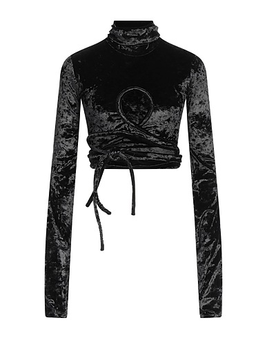 OTTOLINGER Crop top Black 90% Polyester, 10% Elastane