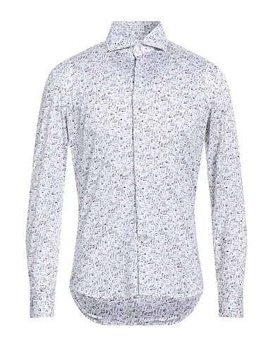 SONRISA Patterned shirt White 100% Cotton