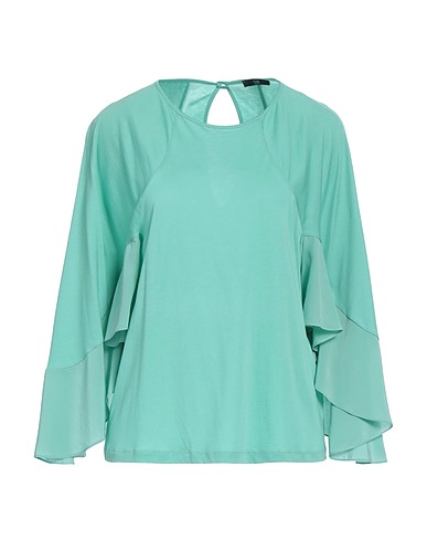 SEVENTY VENEZIA Top Light green 67% Lyocell, 33% Cotton, Silk