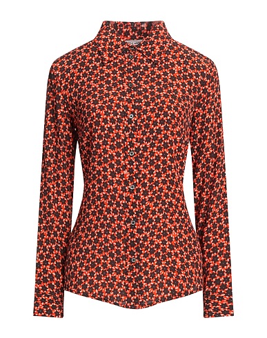 ATTIC AND BARN Floral shirts & blouses Orange 100% Viscose