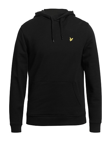 LYLE & SCOTT Hooded track jacket  Black 100% Cotton