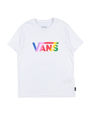 VANS T-shirt GR FLYING V CREW GIRLS
 White 100% Cotton