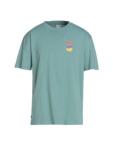 PUMA T-shirt DOWNTOWN Graphic Tee
 Sage green 100% Cotton