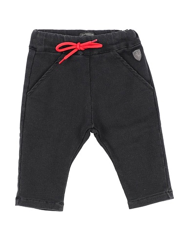 FERRARI Denim pants Black 67% Cotton, 29% Polyester, 4% Elastane