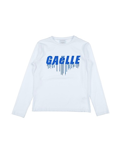 GAëLLE Paris T-shirt Bianco 93% Cotone, 7% Elastan