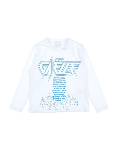 GAëLLE Paris T-shirt White 93% Cotton, 7% Elastane