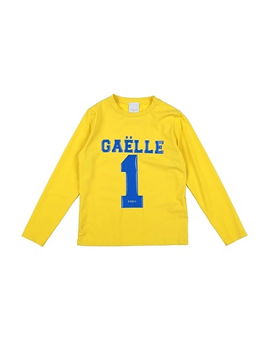 GAëLLE Paris Ｔシャツ イエロー コットン 93% / ポリウレタン 7%