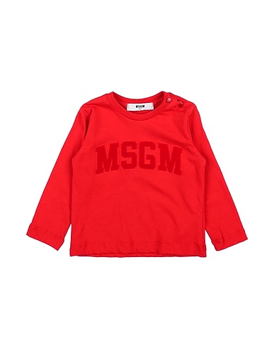 MSGM T-shirt Red 100% Cotton