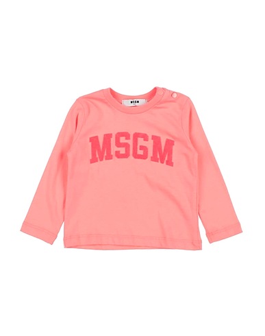 MSGM T-shirt Corallo 100% Cotone