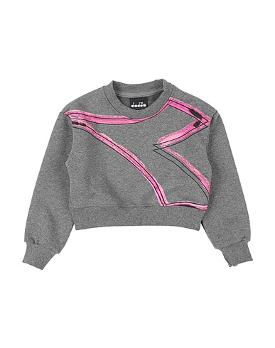 DIADORA Sweatshirt Grey 100% Cotton