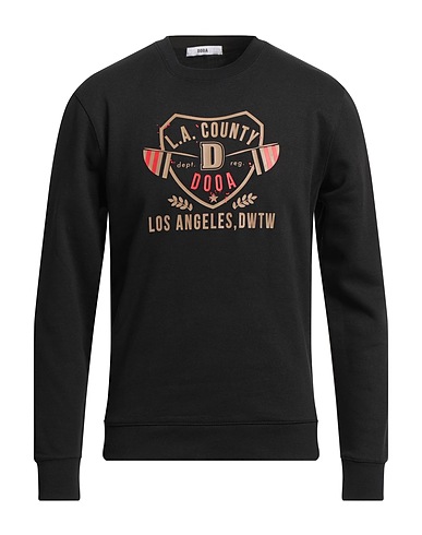 DOOA Sweatshirt Black 80% Cotton, 20% Polyester