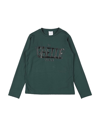 GAëLLE Paris T-Shirt Dunkelgrün 93% Baumwolle, 7% Elastan
