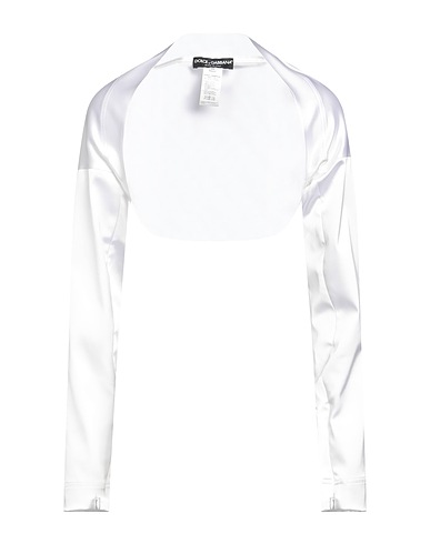 DOLCE&GABBANA Shrug White 75% Acetate, 22% Polyamide, 3% Elastane