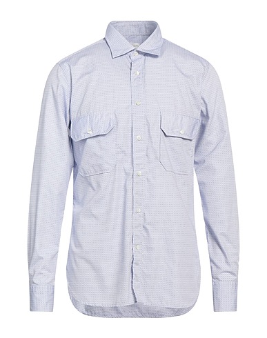 GUGLIELMINOTTI Patterned shirt Mauve 100% Cotton