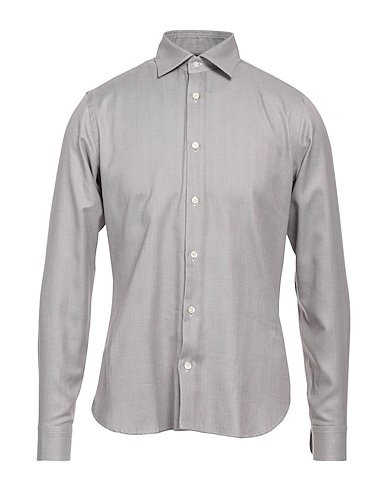 DNL Patterned shirt Taupe 100% Cotton