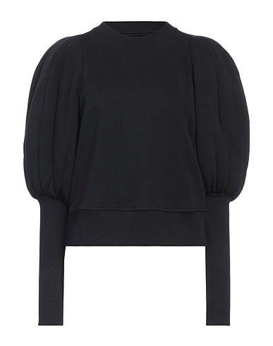 JIJIL Sweatshirt Black 88% Cotton, 12% Polyester