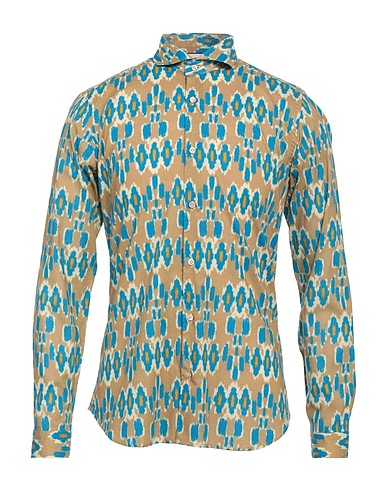 DNL Patterned shirt Blue 100% Cotton