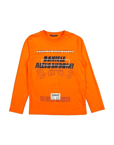 DANIELE ALESSANDRINI T-shirt Arancione 100% Cotone