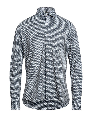 AT.P.CO Patterned shirt Green 91% Other Fibres, 9% Elastane