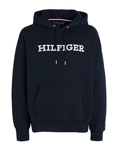 TOMMY HILFIGER Sweat-shirt Bleu nuit 63% Coton, 37% Polyester