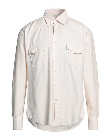 CALIBAN 820 Camicia tinta unita Albicocca 100% Cotone organico