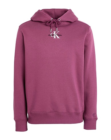 CALVIN KLEIN JEANS Hooded track jacket  Mauve 39% Cotton, 38% Polyester, 23% Recycled cotton