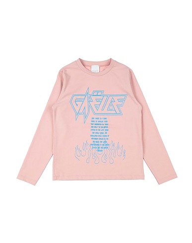 GAëLLE Paris T-Shirt Hellrosa 93% Baumwolle, 7% Elastan