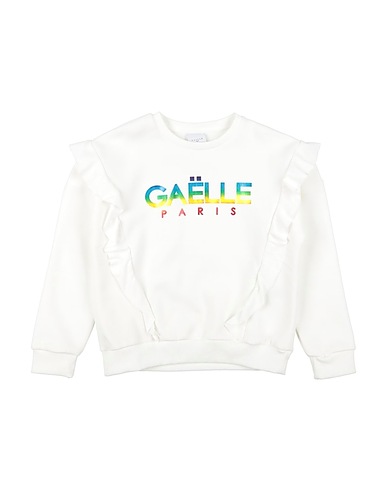GAëLLE Paris Sweatshirt White 70% Cotton, 30% Elastane
