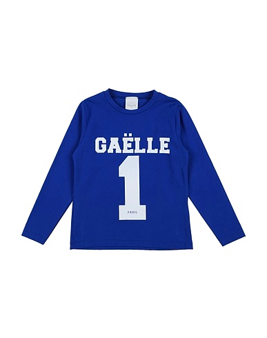 GAëLLE Paris T-shirt Bleu 93% Coton, 7% Élasthanne
