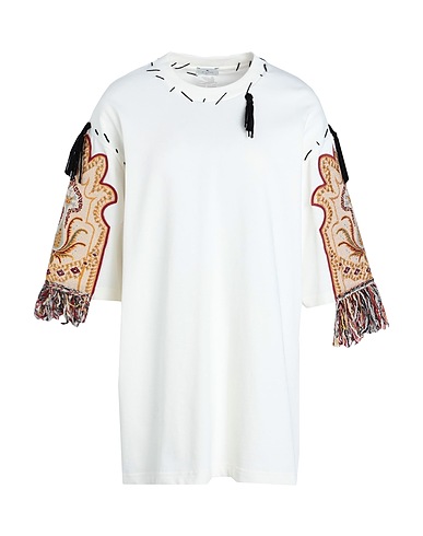 ETRO T-shirt Off white 100% Cotton, Polyester, Viscose, Wool, Cashmere