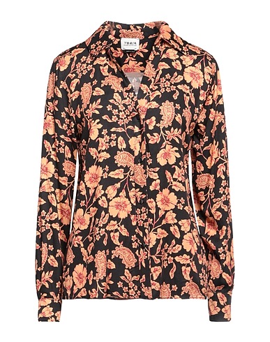 BERNA Floral shirts & blouses Black 100% Viscose