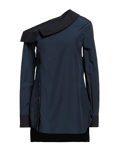 MONOGRAPHIE Camicie  e bluse fantasia Blu navy 100% Cotone