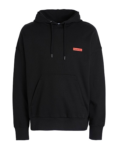 CALVIN KLEIN Hoodie Schwarz 100% Baumwolle