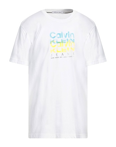 CALVIN KLEIN JEANS T-shirt White 100% Cotton