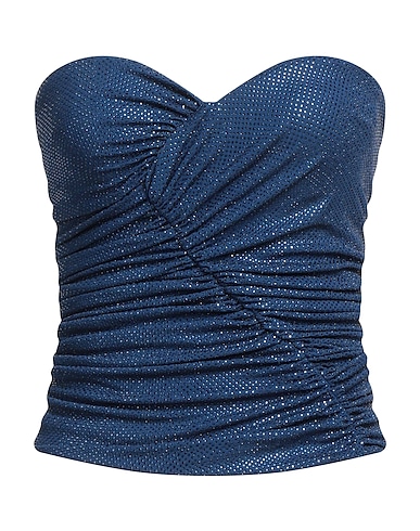 ALEXANDRE VAUTHIER Top Navy blue 92% Viscose, 8% Elastane