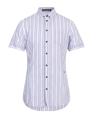 FRANKIE MORELLO Ριγέ πουκάμισο Μπλε 81% Βαμβάκι, 19% Λινό