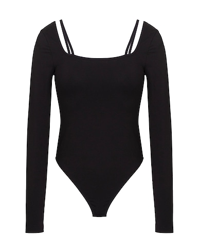 8 by YOOX TOPS & TEES LONG-SLEEVED JERSEY BODYSUIT

 Black 95% Viscose, 5% Elastane