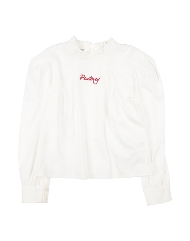 PEUTEREY Camicie e bluse tinta unita Bianco 97% Cotone, 3% Elastan