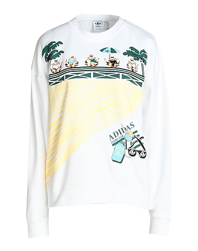 ADIDAS ORIGINALS Sweatshirt ORIGINALS ARCHIVE GRAPHIC SWEATSHIRT
 White 100% Cotton