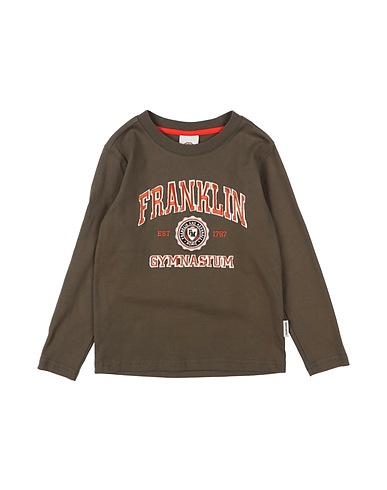 FRANKLIN & MARSHALL T-shirt Military green 100% Cotton