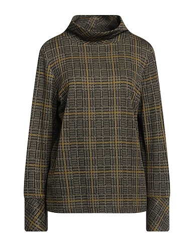 MARIA BELLENTANI Top Military green 91% Viscose, 7% Polyamide, 2% Elastane