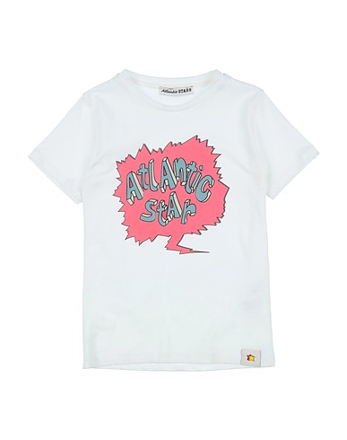 ATLANTIC STARS T-shirt White 100% Cotton