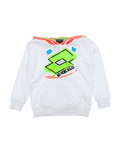 LOTTO Felpa Bianco 80% Cotone, 20% Poliestere