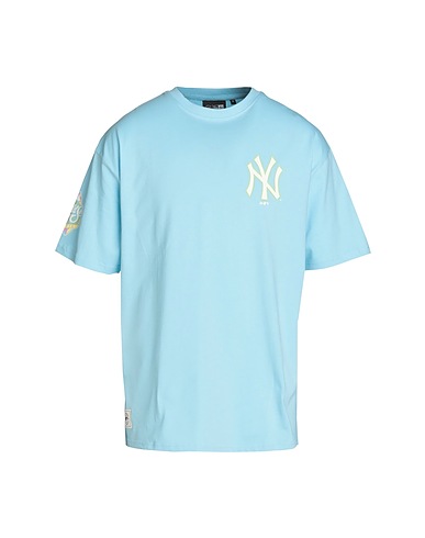 NEW ERA T-shirt MLB PASTEL OS TEE
 Sky blue 100% Cotton